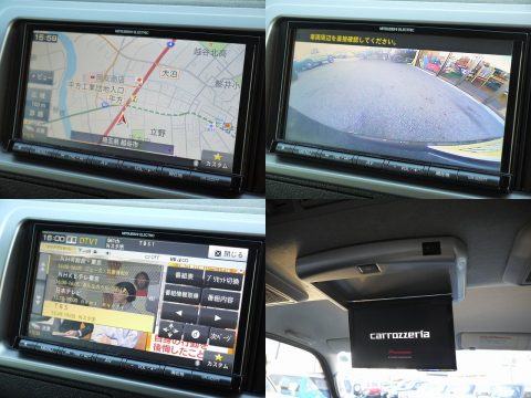 ハイエースバン　スーパーGL　4型　ロング　フルセグナビ　フリップダウンモニター